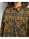 Thread & Supply Jasper Brown & Black Long Sleeve Flannel Shirt - Thumbnail image 3 of 4
