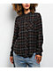 Thread & Supply Orion Brown & Black Plaid Long Sleeve Flannel Shirt - Thumbnail image 1 of 3