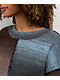 Thread & Supply Split Ombre Long Sleeve Crop Sweater - Thumbnail image 3 of 3