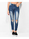 Thrill Jeans High Rise Blue Skinny Jeans - Thumbnail image 5 of 7