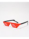 Thug Life Red Pixelated Sunglasses - Thumbnail image 1 of 2