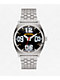 Time Teller Fisheye Silver & Black Analog Watch - Thumbnail image 4 of 4