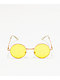 Tiny Yellow Round Sunglasses