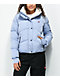 Tommy Hilfiger Chevron Quilted Light Purple Puffer Jacket