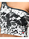 Tommy Hilfiger One Shoulder Leopard Black & White Tie Dye Crop Top