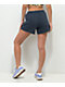 Tommy Hilfiger Roll Down Navy Pigment Wash Sweat Shorts - Thumbnail image 2 of 5
