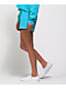 Tommy Hilfiger Roll Down Scuba Blue Wash Sweat Shorts - Thumbnail image 3 of 4
