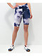 Tommy Hilfiger Watercolor Blue & White Bike Shorts - Thumbnail image 4 of 8