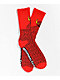 Toy Machine Furry Monster Red Crew Socks 