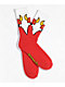 Toy Machine Sketchy Monster Red & White Crew Socks - Thumbnail image 1 of 2