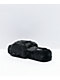 Trillium Black Furry Slide Sandals - Thumbnail image 2 of 4