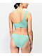 Trillium Kyra Ribbed Mint Cheeky Bikini Bottom - Thumbnail image 2 of 4