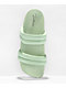 Trillium Mada Green Slide Sandals 