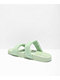 Trillium Mada Green Slide Sandals - Thumbnail image 2 of 4