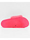 Trillium Neon Pink Slide Sandals