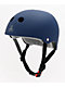 Triple Eight Certified Sweatsaver Navy Rubber Skateboard Helmet