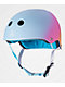 Triple Eight Certified Sweatsaver Sunset Pink & Blue Skateboard Helmet