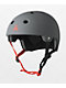 Triple Eight Dual Certified Matte Gunmetal Skateboard Helmet - Thumbnail image 1 of 3