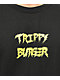 Trippy Burger Dragon Black T-Shirt