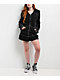 True Religion Acid Wash Big T Boyfriend Black Zip Hoodie - Thumbnail image 2 of 2