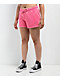 True Religion Acid Wash Big T Hot Pink Sweat Shorts - Thumbnail image 7 of 7