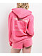 True Religion Acid Wash Big T Hot Pink Zip Hoodie - Thumbnail image 1 of 5