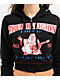 True Religion Anniversary Big T Black Crop Zip Hoodie - Thumbnail image 3 of 4