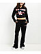 True Religion Anniversary Big T Black Crop Zip Hoodie - Thumbnail image 4 of 4