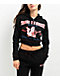 True Religion Anniversary Big T Black Crop Zip Hoodie - Thumbnail image 1 of 4