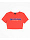 True Religion Anniversary Crystal Spicy Red Crop T-Shirt - Thumbnail image 4 of 4