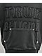 True Religion Appliqué Big T Black Wash Hoodie - Thumbnail image 3 of 6