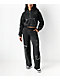 True Religion Applique Black Wide Leg Sweatpants - Thumbnail image 6 of 9