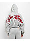 True Religion Applique Girlfriend Grey Crop Zip Hoodie - Thumbnail image 4 of 5