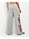 True Religion Applique Grey Wide Leg Sweatpants - Thumbnail image 2 of 7