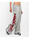 True Religion Applique Grey Wide Leg Sweatpants - Thumbnail image 1 of 7