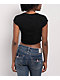 True Religion Arched Logo Black Mesh Top - Thumbnail image 2 of 2