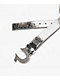 True Religion Argent Metallic Sage Horseshoe Silver Belt - Thumbnail image 2 of 2