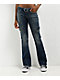 True Religion Becca Belted La Serena Low Rise Cargo Bootcut Jeans - Thumbnail image 1 of 6