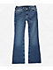 True Religion Becca Crystal Wing Marina Mid Rise Bootcut Jeans - Thumbnail image 6 of 7