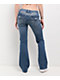 True Religion Becca Crystal Wing Marina Mid Rise Bootcut Jeans - Thumbnail image 2 of 7
