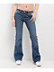 True Religion Becca Crystal Wing Marina Mid Rise Bootcut Jeans - Thumbnail image 1 of 7