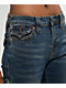 True Religion Becca Cutout Blue Wash Bootcut Jeans - Thumbnail image 4 of 6
