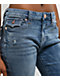 True Religion Becca Distressed Mid Rise Blue Bootcut Jeans - Thumbnail image 5 of 5