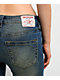 True Religion Becca Glitter Spray Stadium Diem Mid Rise Bootcut Jeans - Thumbnail image 4 of 5