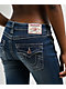 True Religion Becca Low Rise Big T Glowing Moon Bootcut Jeans - Thumbnail image 4 of 5