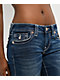 True Religion Becca Low Rise Big T Glowing Moon Bootcut Jeans - Thumbnail image 5 of 5