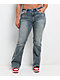 True Religion Becca Super T Applique Petal Bloom Bootcut Jeans - Thumbnail image 4 of 7