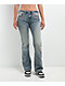 True Religion Becca Super T Applique Petal Bloom Bootcut Jeans - Thumbnail image 2 of 7