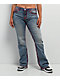 True Religion Becca Super T Blue Wash Bootcut Jeans - Thumbnail image 3 of 9