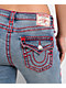 True Religion Becca Super T Blue Wash Bootcut Jeans - Thumbnail image 4 of 7